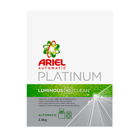 ARIEL WASHING POWDER AUTOMATIC PLATINUM 2.5 KG