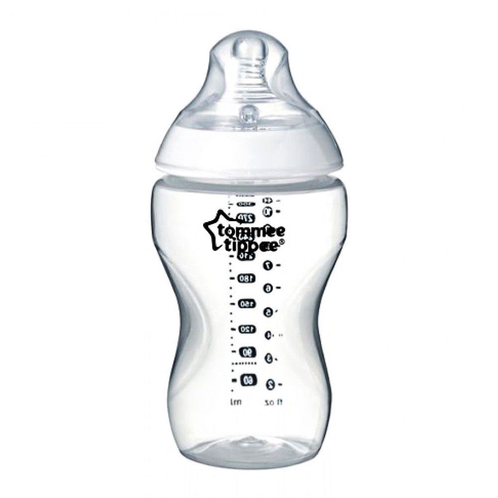 TOMMEE TIPPEE FEEDING BOTTLE 3M+ 422130/38 340 ML