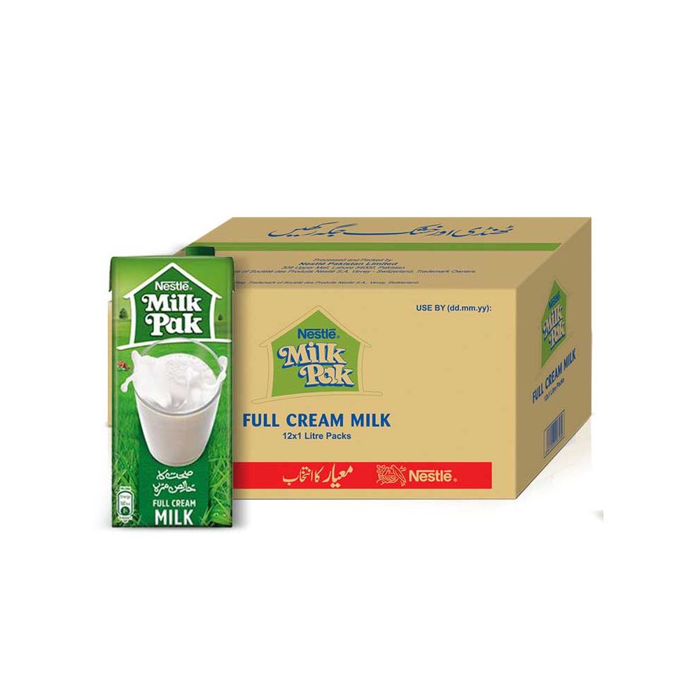 NESTLE MILKPAK MILK FULL CREAM 1 LTR- CARTON