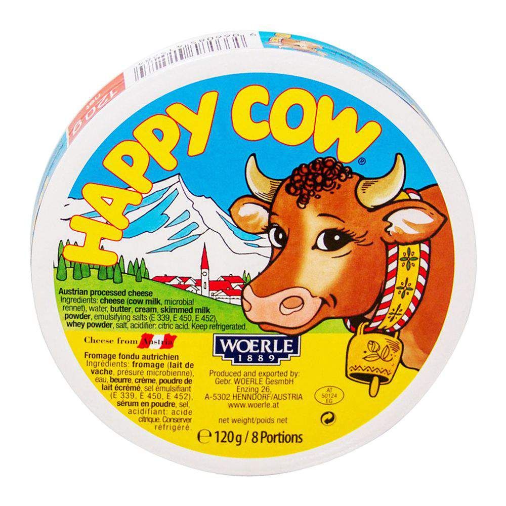 HAPPY COW CHEESE 8 PORTIONS 120 GM