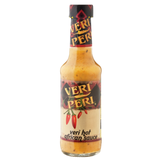 VERI PERI VERI HOT AFRICAN SAUCE BOTTLE 125ML