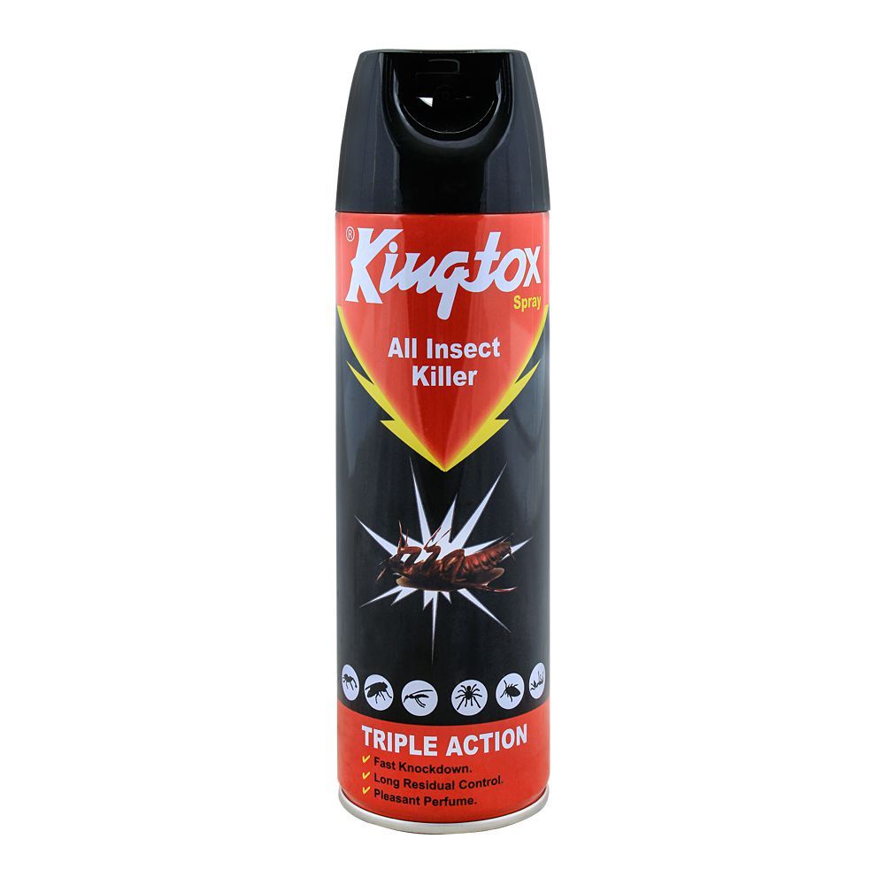 KINGTOX INSECT KILLER ALL TRIPLE ACTION BLACK 400 ML