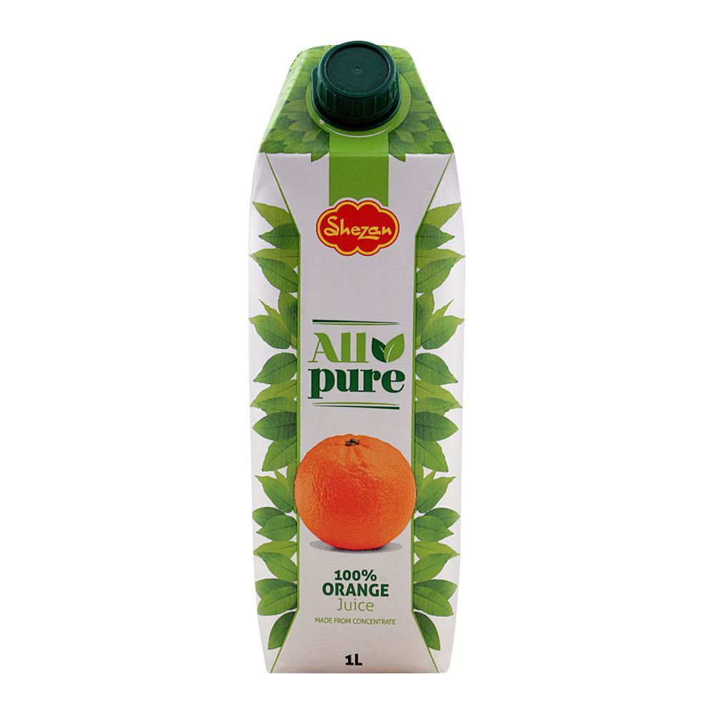 SHEZAN ALL PURE ORANGE JUICE 1 LTR