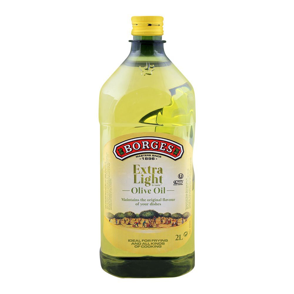 BORGES EXTRA LIGHT OLIVE OIL 2 LTR