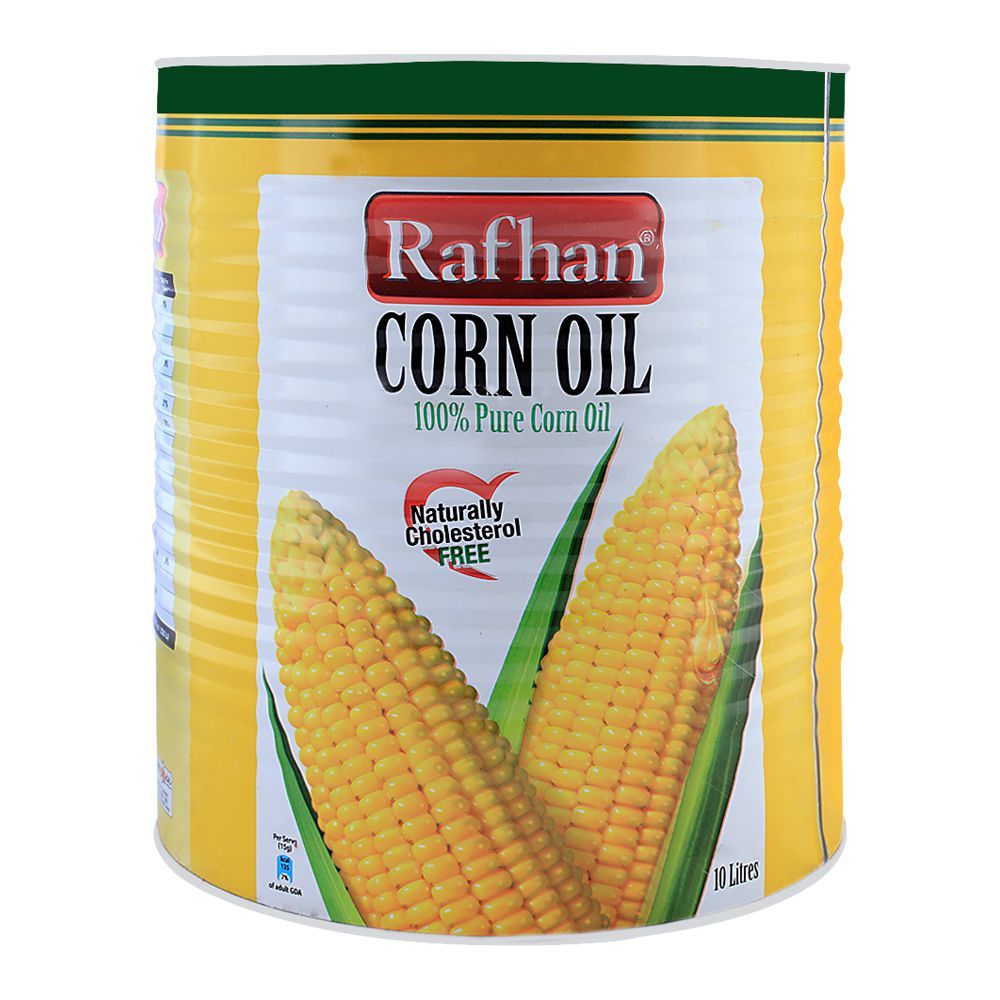 RAFHAN CORN OIL TIN 10 LTR BASIC