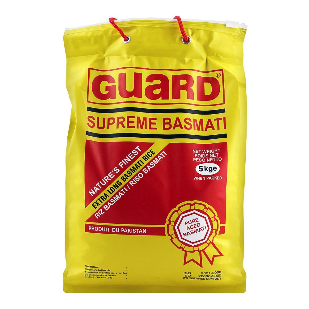 GUARD SUPREME BASMATI RICE 5 KG