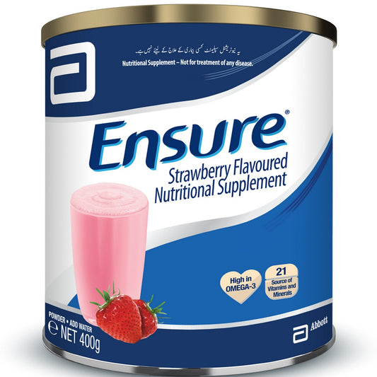 ENSURE MILK POWDER STRAWBERRY 400 GM