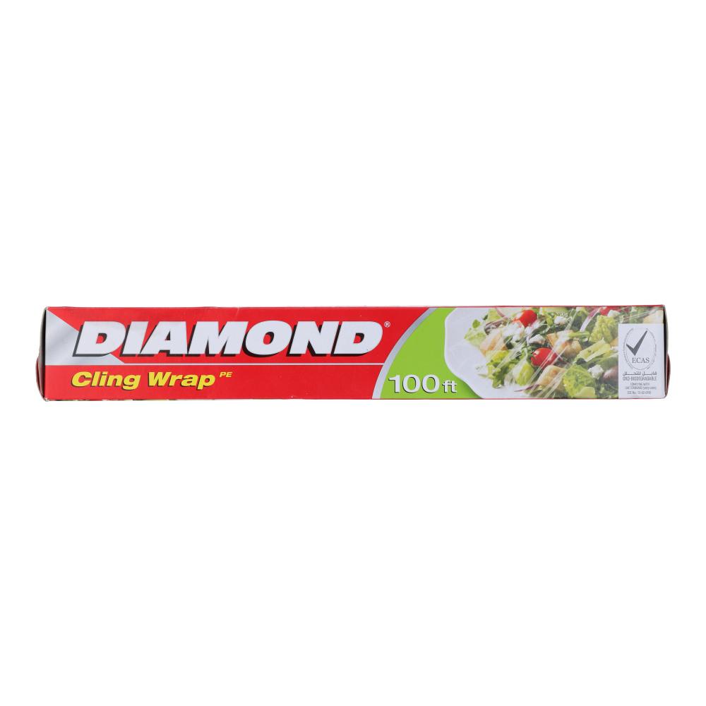 DIAMOND CLING WRAP 100 FT PC