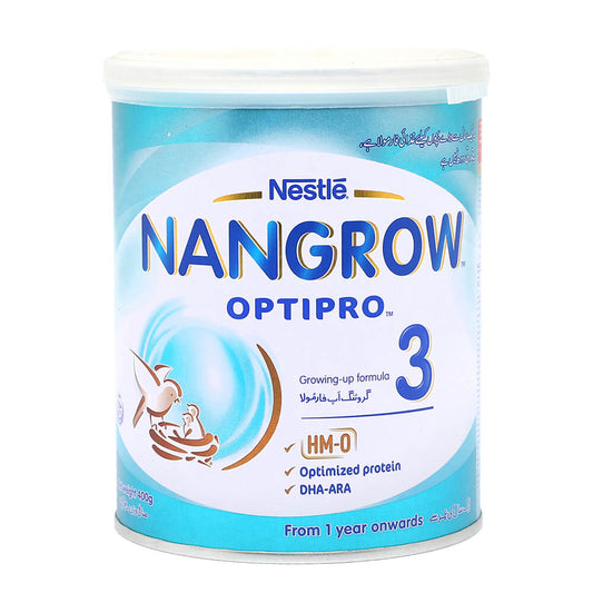 NESTLE NANGROW 3 MILK POWDER OPTIPRO TIN 400 GM