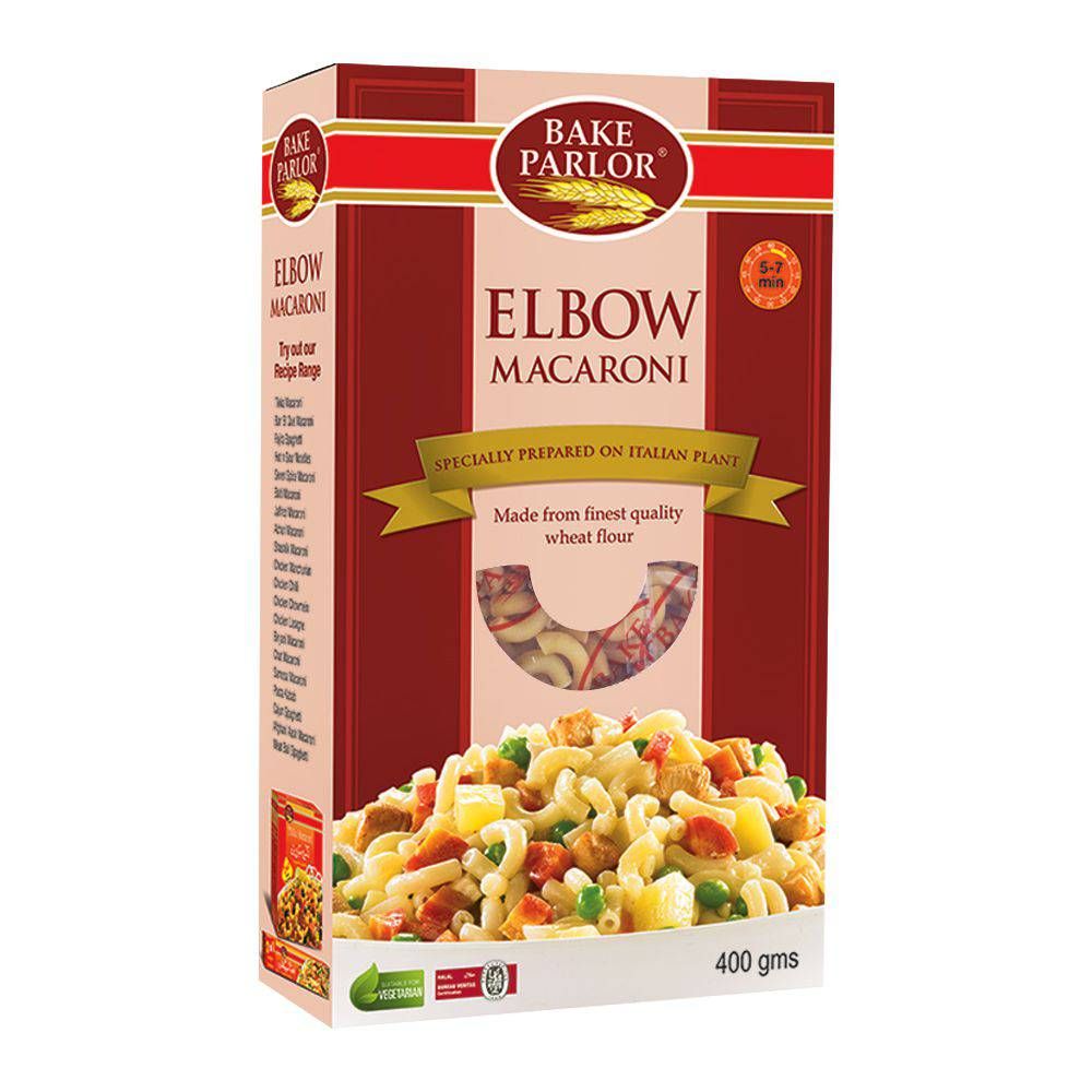 BAKE PARLOR ELBOW MACARONI BOX 400 GM