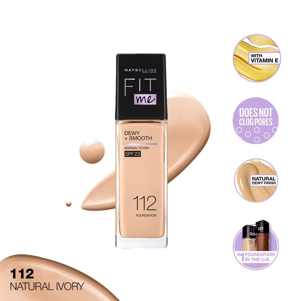 MAYBELLINE PRIMER FIT ME FOUNDATION DEWY PUMP SPF 110 30ML