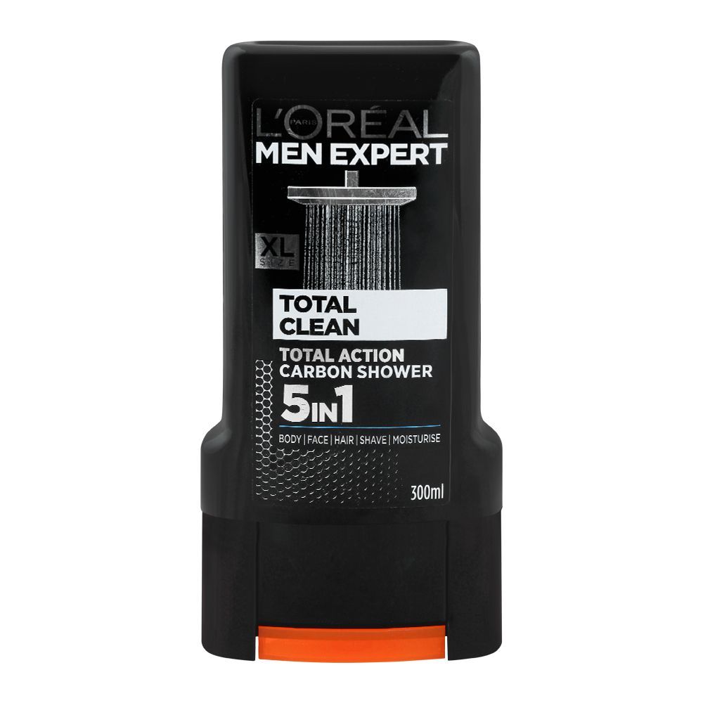 LOREAL MEN EXPERT SHOWER GEL TOTAL CLEAN 5IN1 300 ML