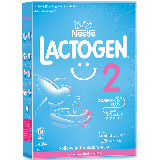 NESTLE LACTOGEN 2 MILK POWDER 200 GM BASIC