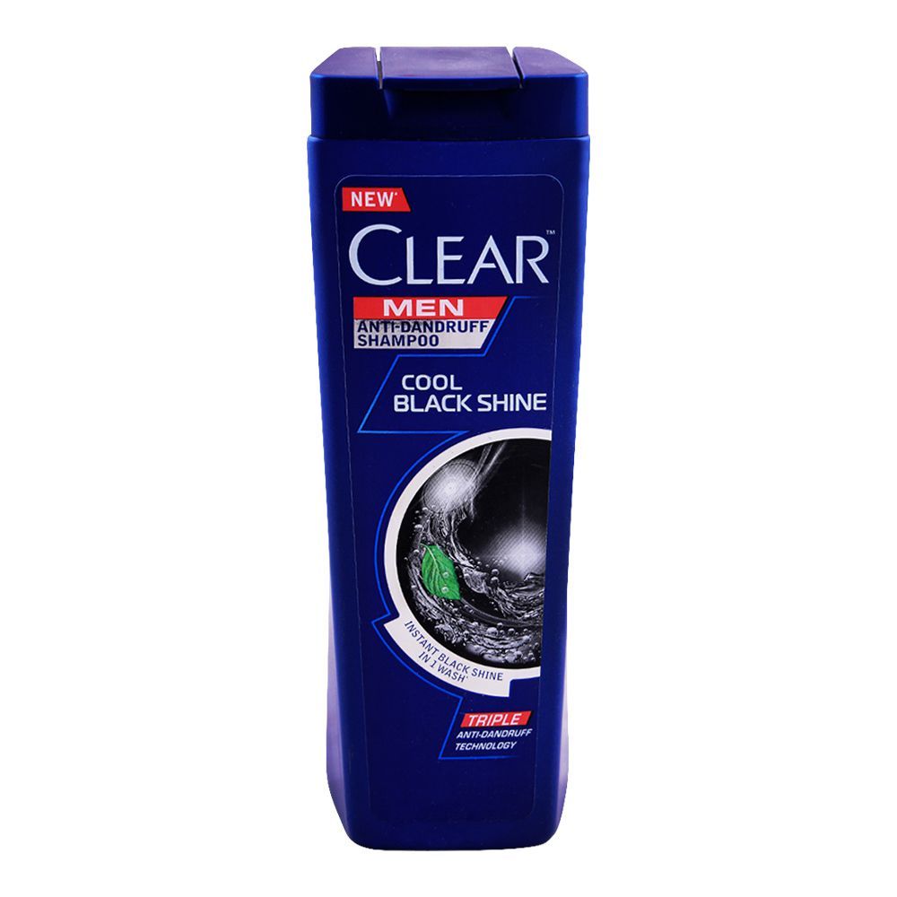 CLEAR SHAMPOO MEN ANTI-DANDRUF COOL BLACK SHINE  380 ML