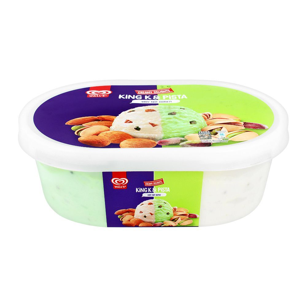 WALLS KING & PISTA 2 IN 1 TUB 800 ML