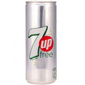 7 UP FREE LOCAL CAN 250 ML-CARTON