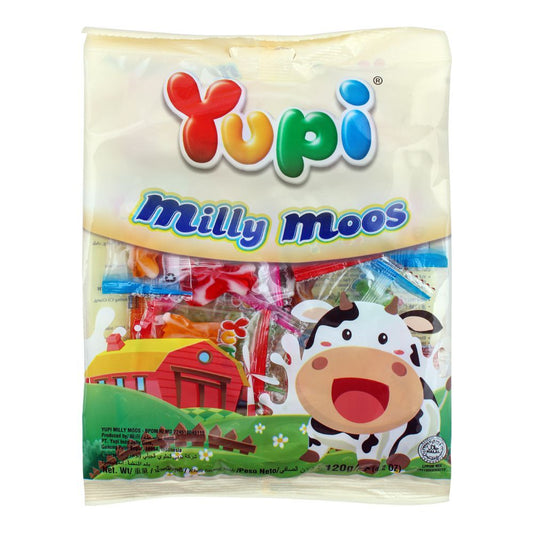 YUPI JELLY MILLY MOOS POUCH 112 GM