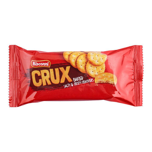 BISCONNI CRUX CRISPY CRACKERS BISCUITS SNACK PACK 27GM