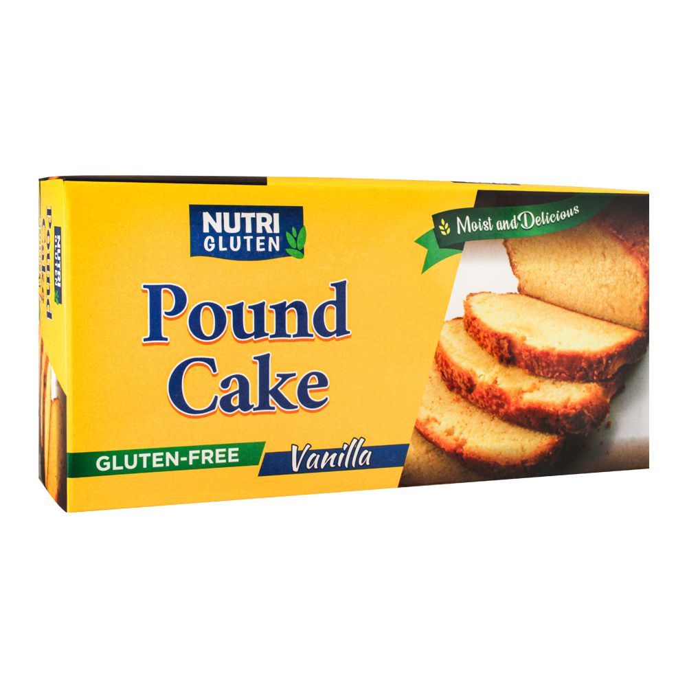 NUTRI GLUTEN FREE POUND CAKE VANILLA 200GM