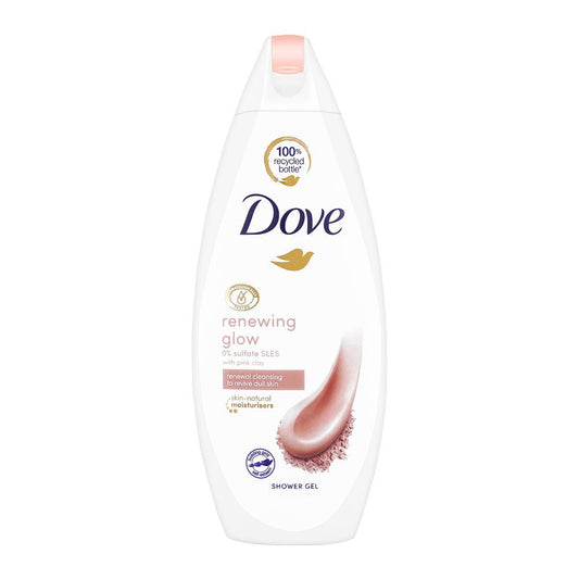 DOVE SHOWER GEL RENEWING GLOW PINK CLAY 250 ML