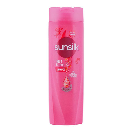 SUNSILK KERATIN YOGHURT THICK & LONG SHAMPOO 185 ML