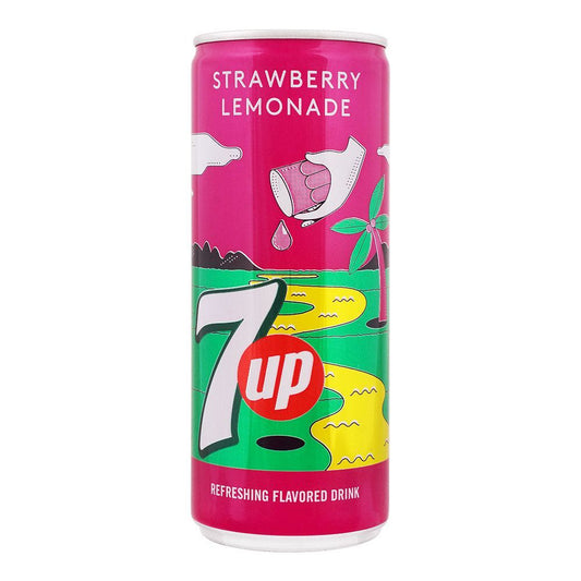 7UP STRAWBERRY LEMONADE CAN 250 ML