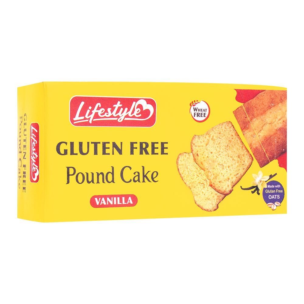 LIFESTYLE GLUTEN FREE VANILLA POUND CAKE 200 GM