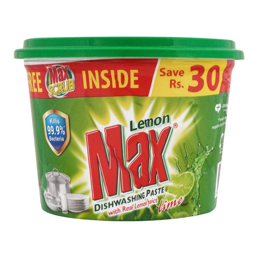 LEMON MAX DISHWASH PASTE GREEN 750 GM