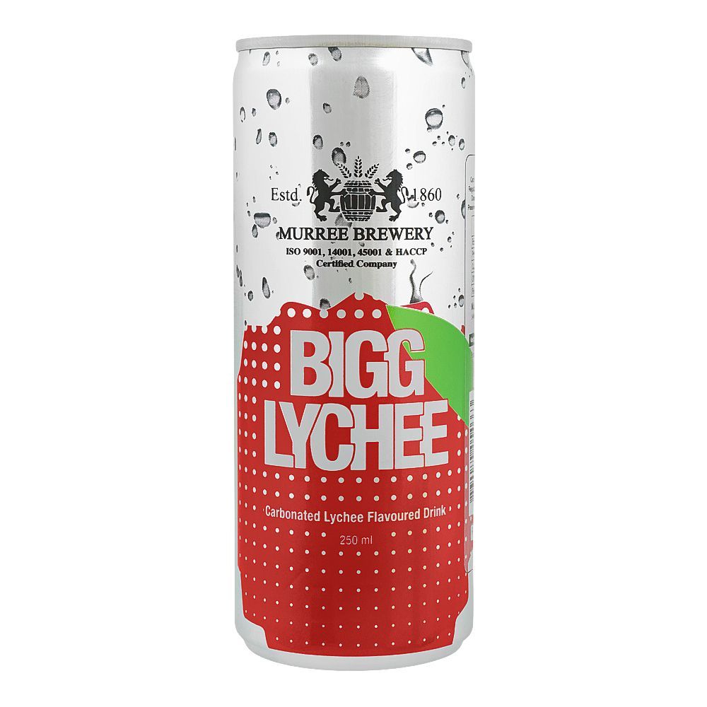 MURREE BREWERY DRINK BIGG LYCHEE TIN 250 ML