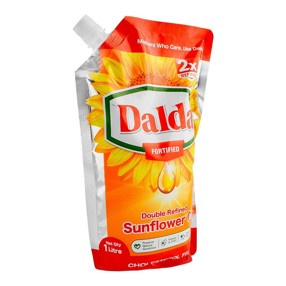 DALDA SUNFLOWER  OIL STAND UP POUCH 1 LTR