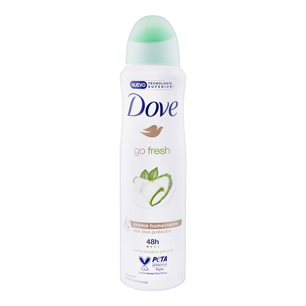 DOVE DEODORANT GO FRESH CUCUMBER & GREEN TEA 48H 150 ML