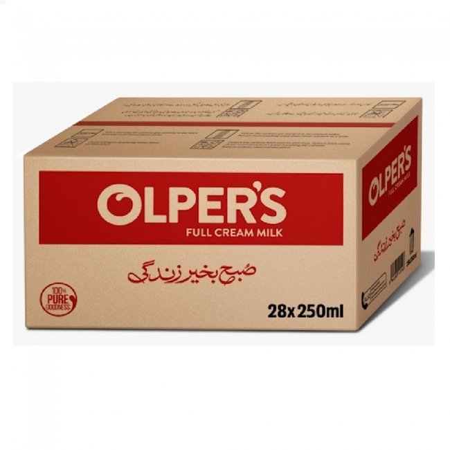 OLPERS MILK FULL CREAM 250 ML -  POUCH CARTON