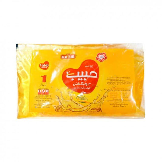 HABIB COOKING OIL POUCH 1 LTR