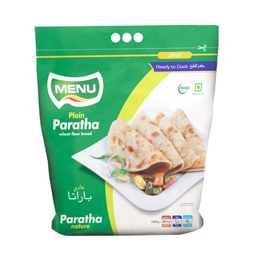 MENU  PLAIN PARATHA  20 PCS PC