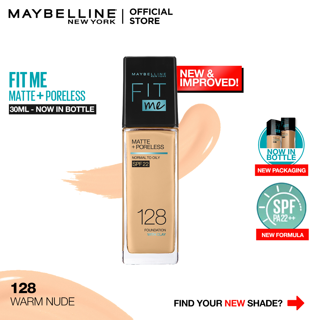 Maybelline NY New Fit Me Matte + Poreless Liquid Foundation SPF 22
