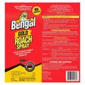 Bengal Gold Roach Spray, Odorless Stain-Free Dry Aerosol Killer Spray with Insect Growth Regulator, 9 oz Aerosol Can