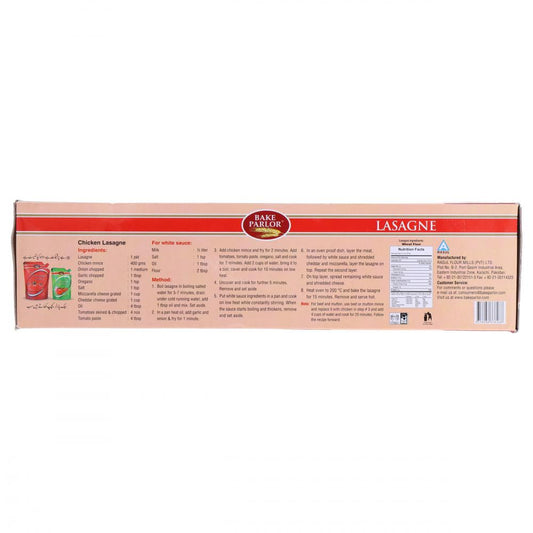 BAKE PARLOR LASANGE 400 GM