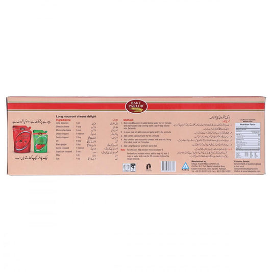 BAKE PARLOR MACORONI LONG 450 GM