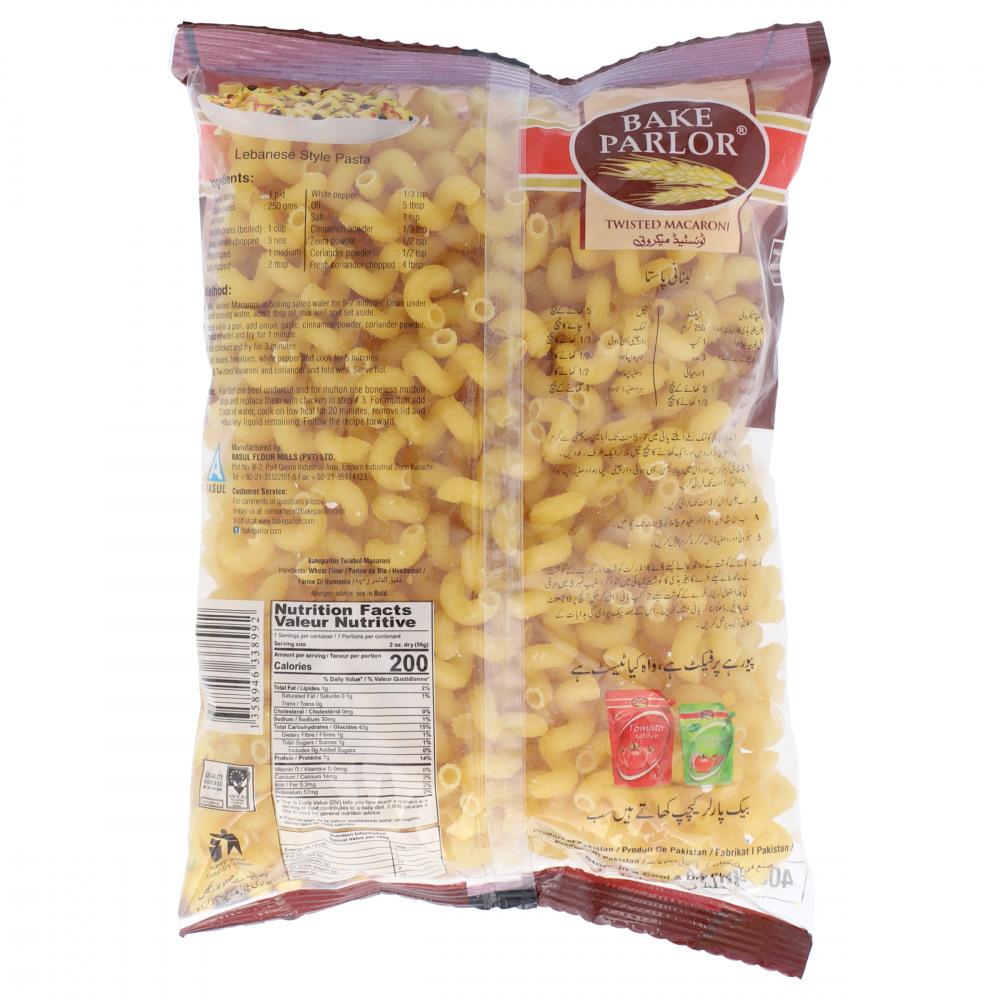 BAKE PARLOR SHORT CUT MACARONI 400 GM