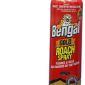 Bengal Gold Roach Spray, Odorless Stain-Free Dry Aerosol Killer Spray with Insect Growth Regulator, 9 oz Aerosol Can