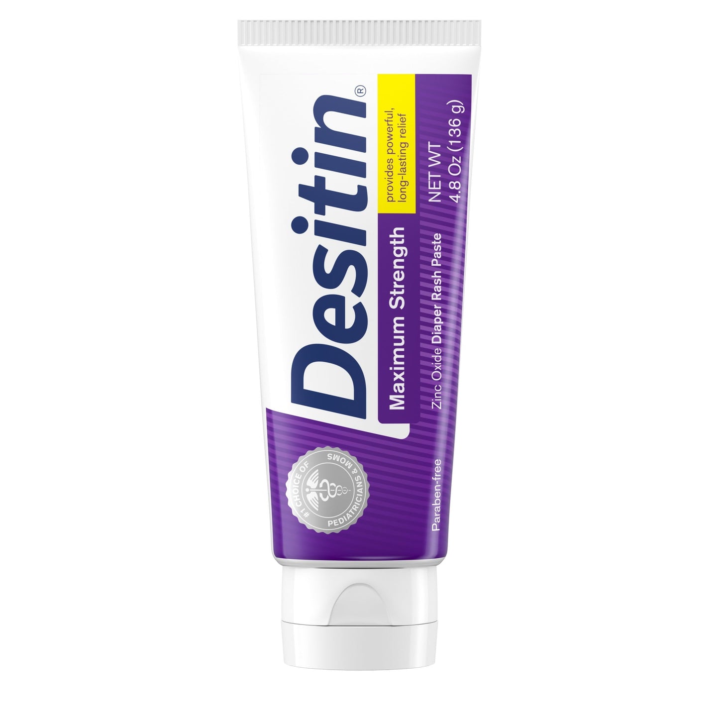 Desitin Maximum Strength Diaper Rash Cream with Zinc Oxide, 4.8 oz