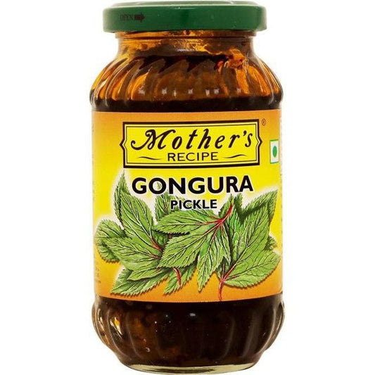 Mother's Recipe Gongura with Garlic Pickle