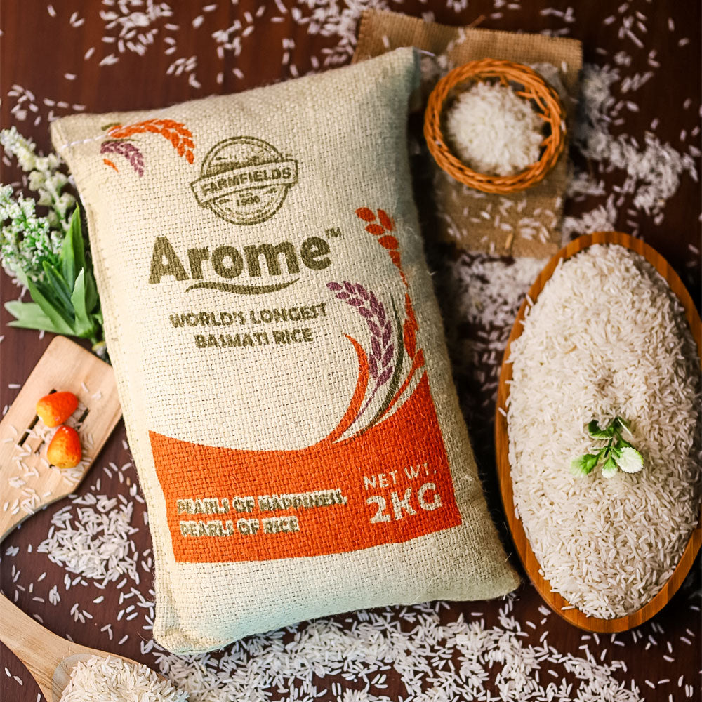 FarmFields AROME RICE NATURAL 3X 2 KG - ORANGE