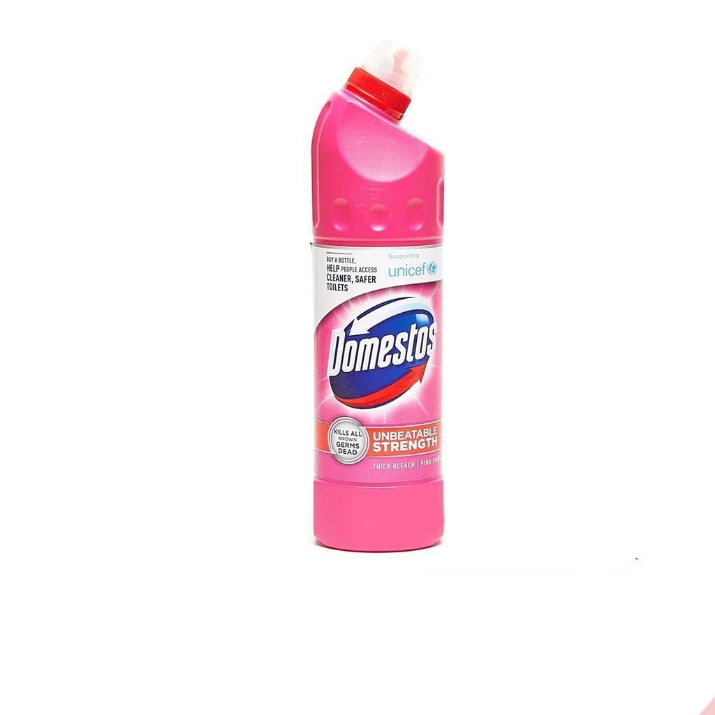 DOMESTOS TOILET BLEACH THICK PINK POWER 750 ML