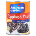 AMERICAN GARDEN BLUEBERRY TOPPING FILLING 595 GM