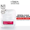 LOREAL REVITALIFT CRYSTAL FRESH OIL FREE HYDRA GEL CREAM 50M
