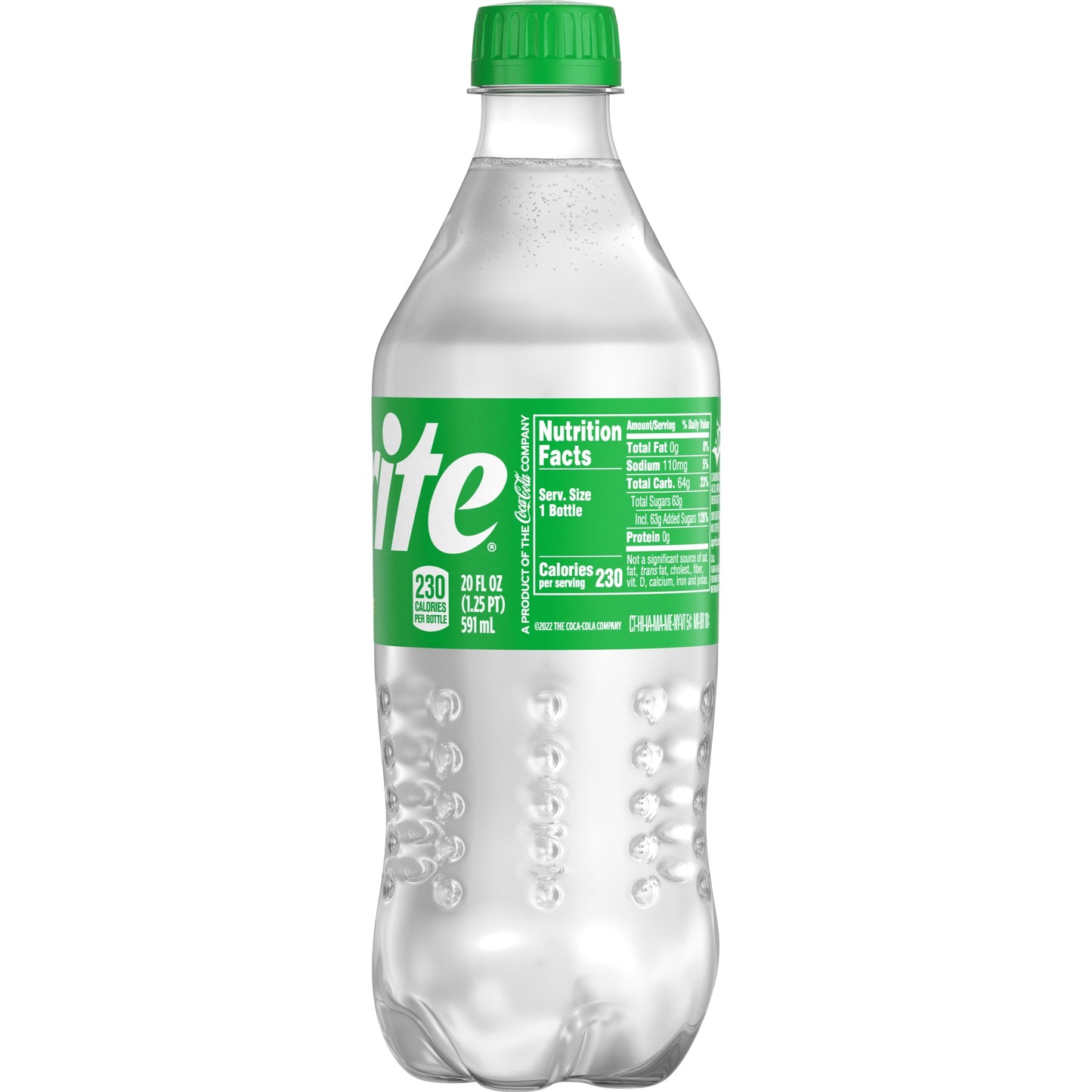 Sprite Lemon Lime Soda Pop, 20 fl oz Bottle