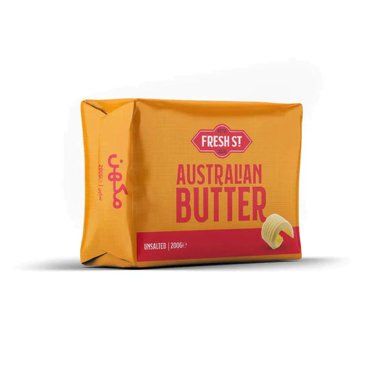 FRESH ST AUSTRALIAN UNSALTED BUTTER 200GM