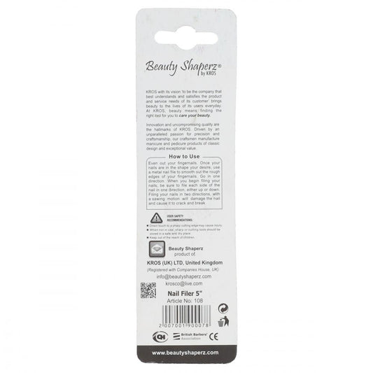 BEAUTY SHAPERZ NAIL FILER DOUBLE SIDED