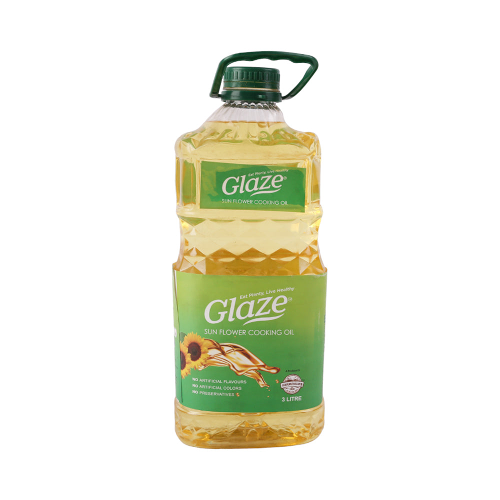 FarmFields GLAZE SUNFLOWER OIL BOTTLE 3 LTR